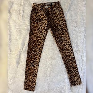 Leopard Print Jeans